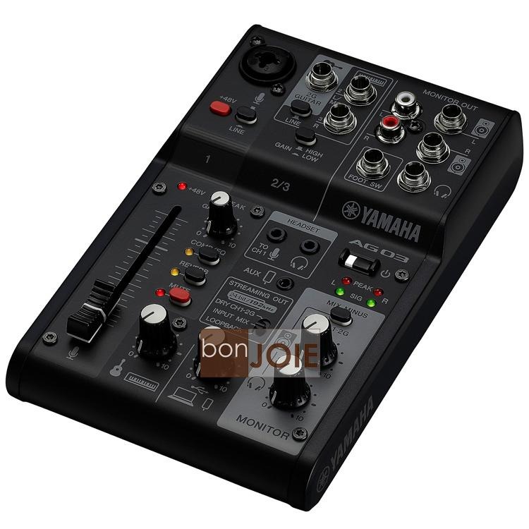 Yamaha AG03MK2 Mixer 3軌 USB 混音器 山葉 錄音介面 調音台 錄音盒 混音機 AG03 MK2-細節圖8