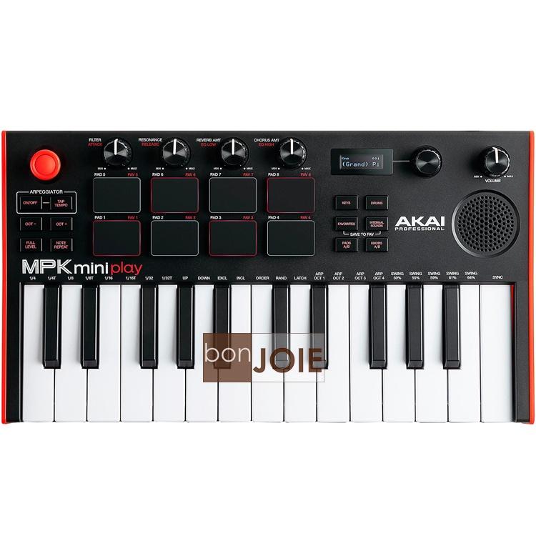 三代 Akai MPK Mini Play MK3 MIDI 音樂鍵盤 內建喇叭 Professional 控制器 樂器-細節圖2