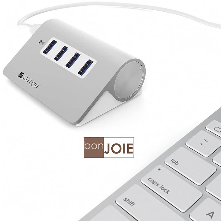 Satechi Premium 4 Port Aluminum USB 3.0 Hub 四孔 集線器-細節圖3