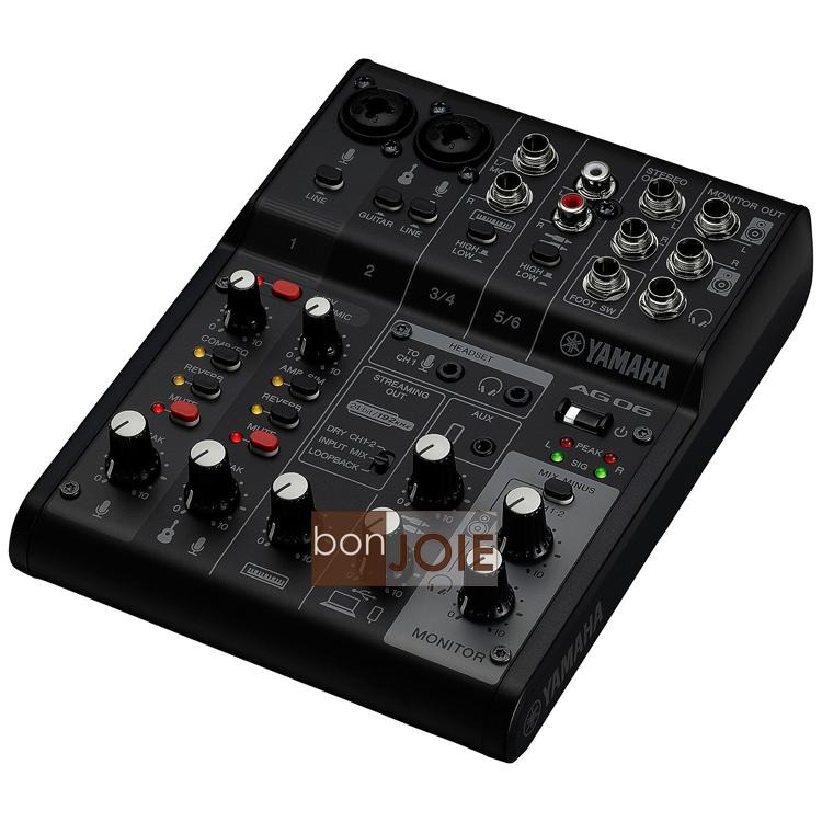 Yamaha AG06MK2 Mixer 6軌 USB 混音器 山葉 錄音介面 podcast 直播 AG06 MK2-細節圖8
