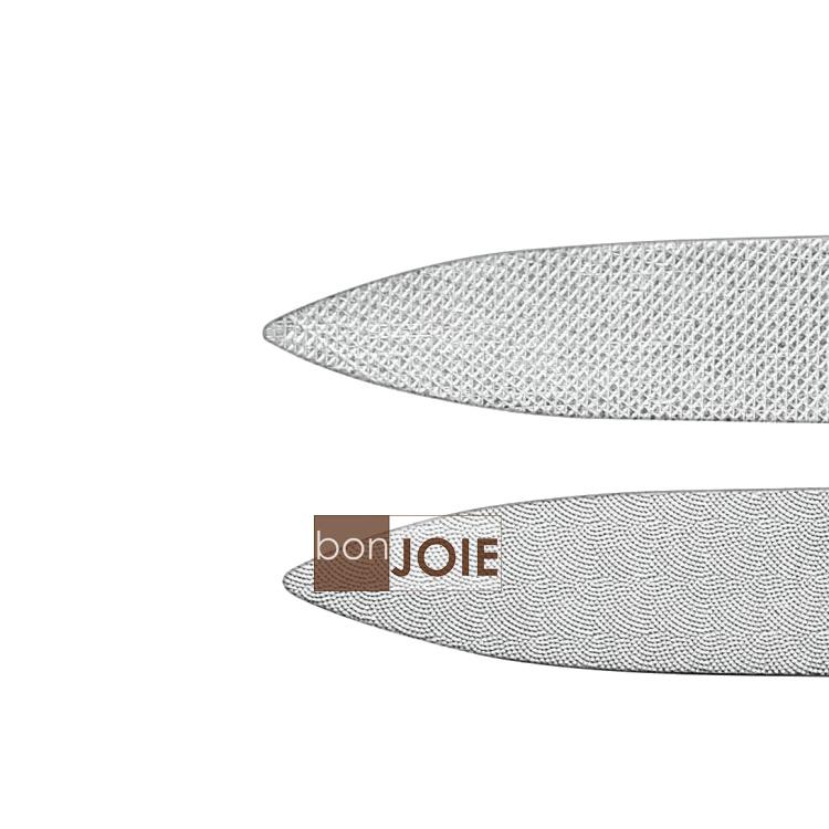 日本製 MARUTO 不鏽鋼指甲銼刀 WF-003 長谷川工作所 專業級 不銹鋼 磨甲刀 兩面挫刀 KEIBA 馬牌-細節圖3