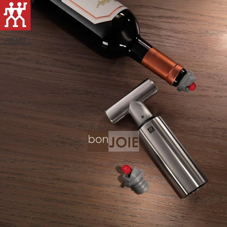 德國雙人牌 酒泵 (真空保存瓶塞套件 附二個橡膠瓶塞)(品酒級 葡萄酒 紅酒 開酒 開瓶 ZWILLING J.A.-細節圖5