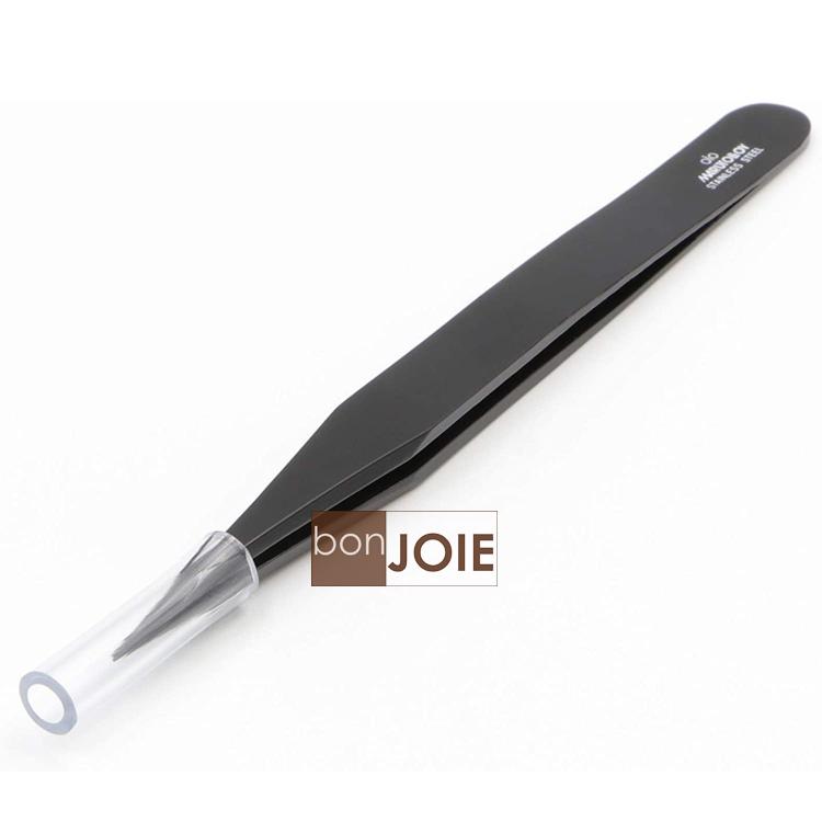 長谷川工作所 直尖頭 抗靜電 防磁 黑色不鏽鋼鑷子 TS-0-I 陽離子塗層 KEIBA 馬牌 MARUTOLOY 夾子-細節圖4