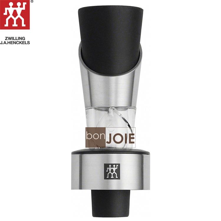 德國雙人牌 品酒套裝四件組 (含錫箔紙切割器、開瓶器、附瓶塞醒酒器、葡萄酒環) 紅酒 開酒 ZWILLING J.A.-細節圖3