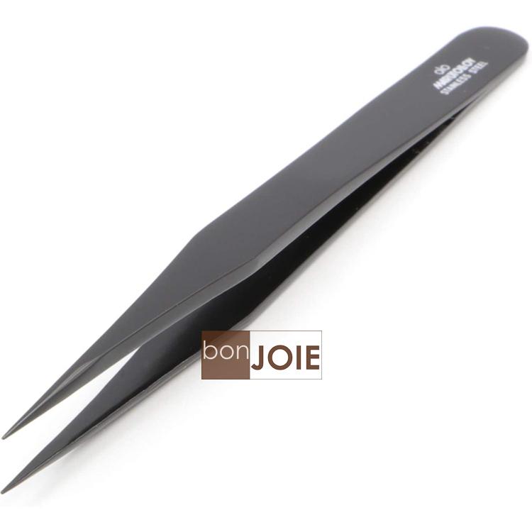 長谷川工作所 直尖頭 抗靜電 防磁 黑色不鏽鋼鑷子 TS-3-I 不銹鋼 ESD KEIBA 馬牌 MARUTOLOY-細節圖3