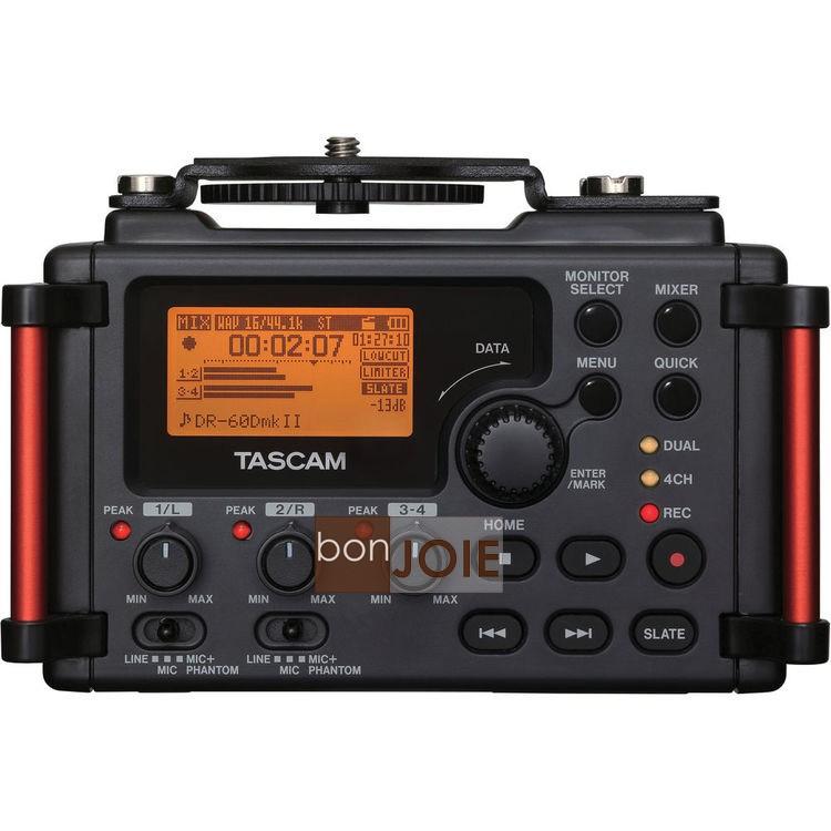 升級版 TASCAM DR-60D MKII 高音質數位錄音機 DSLR PCM DR-60DMKII-細節圖2