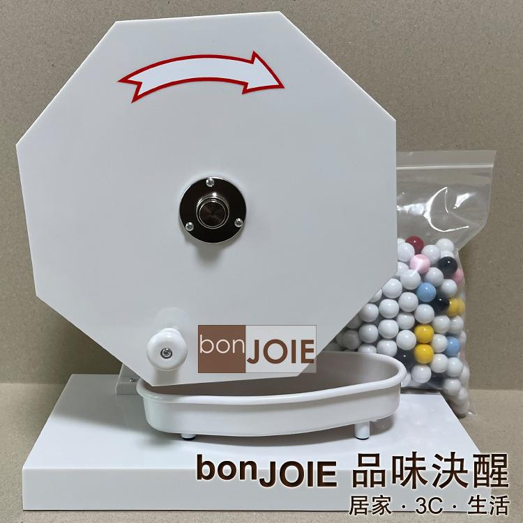 日本進口 免組裝 抽選機 內附300顆15mm加大抽選球 抽獎機 福引機 搖獎機 抽籤機 尾牙 抽籤 手搖 搖珠機 日式-細節圖3