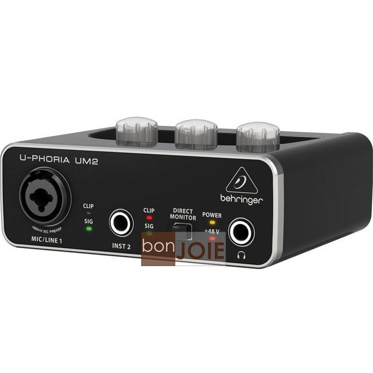 Behringer UM2 USB 錄音介面 德國耳朵牌 錄音卡 幻象 U-Phoria-細節圖3