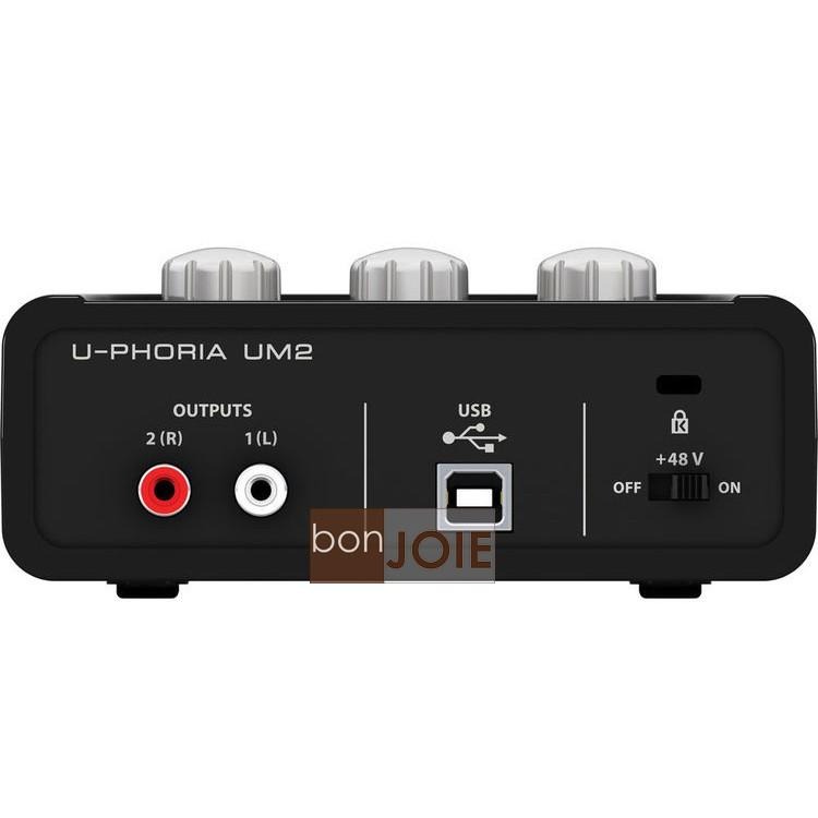 Behringer UM2 USB 錄音介面 德國耳朵牌 錄音卡 幻象 U-Phoria-細節圖4