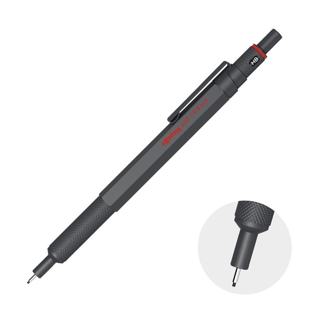 新色 德國 紅環 rOtring 600 自動鉛筆 0.5mm 原子筆 製圖鉛筆 製圖筆 工程筆 洛登 600型 圓珠筆-細節圖2