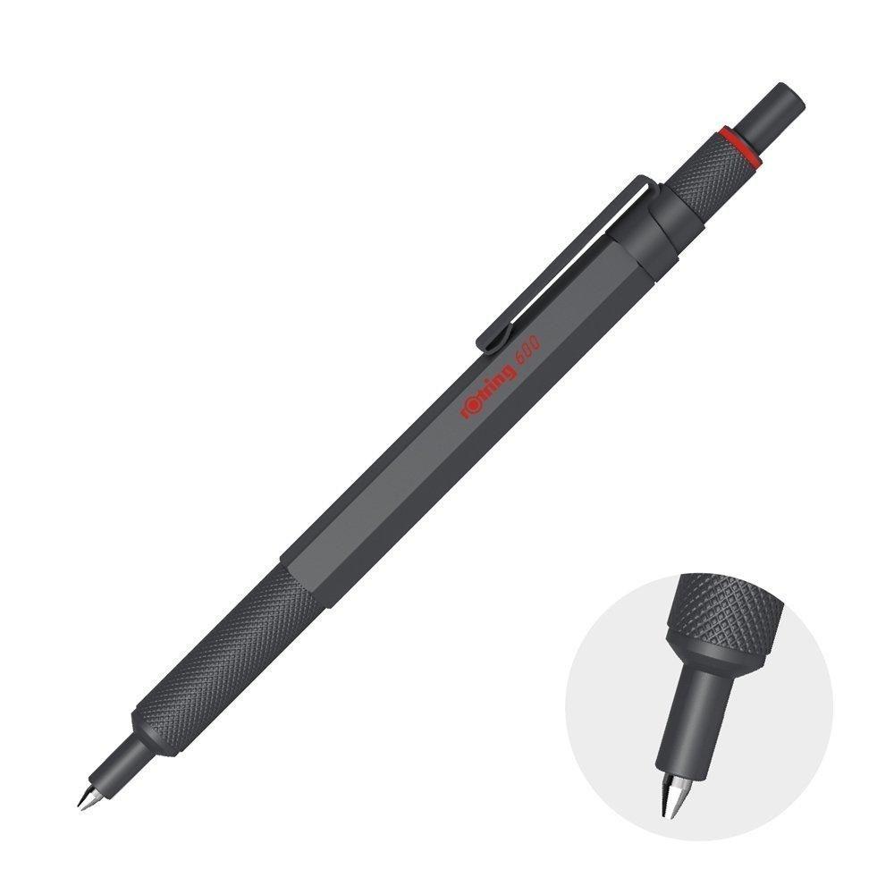 新色 德國 紅環 rOtring 600 自動鉛筆 0.5mm 原子筆 製圖鉛筆 製圖筆 工程筆 洛登 600型 圓珠筆-細節圖4