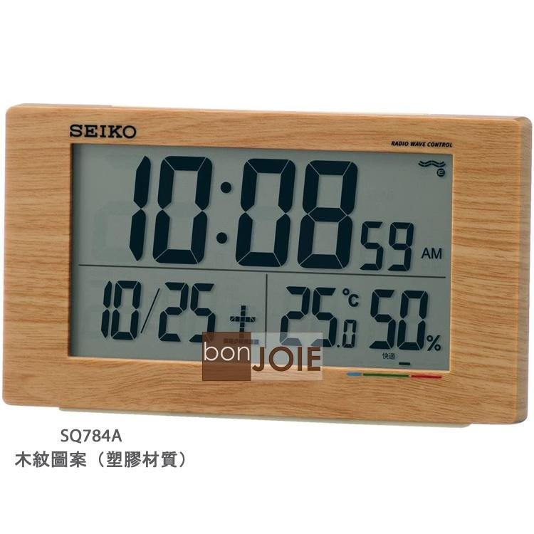 日本精工 SEIKO 數位時鐘 BC402W BC402K BC417S SQ784A 溫度 濕度 大字幕 BC402-細節圖5