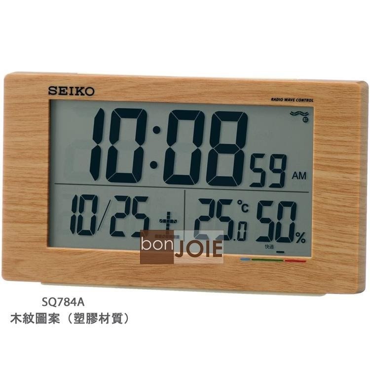 日本精工 SEIKO 數位時鐘 BC402W BC402K BC417S SQ784A 溫度 濕度 大字幕 BC402-細節圖5