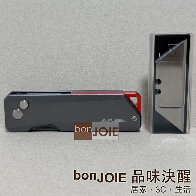 FLISSA CNC 加工 超輕量 折疊刀 美工刀 壁紙刀 梯型 開箱刀 裁紙刀 鋁合金 鈦合金 SK2 刀刃 刀片-細節圖2