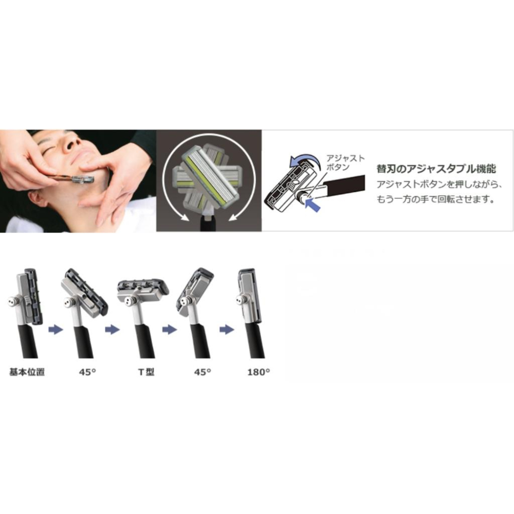 日本製 羽毛牌 FEATHER F-System 系列 多角度 刮鬍刀 剃鬚刀 固定 多動向 Butler 職業用 管家-細節圖9