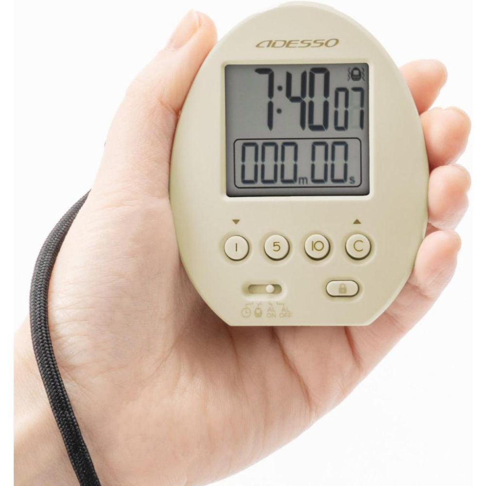 日本 ADESSO 迷你款 震動鬧鐘 倒數計時器 鬧鈴 鬧鐘 防貪睡 3種模式 振動式 震動式 提醒器 BB-126-細節圖3