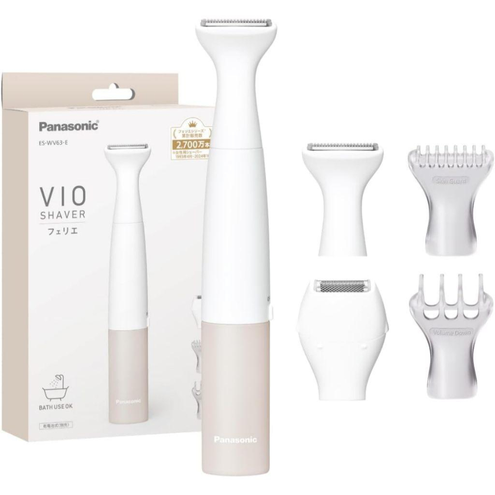 Panasonic 國際牌 ES-WV63 乾電池式 電動除毛刀 VIO 私密處 女用除毛機 比基尼線 IPX7 防水-細節圖4