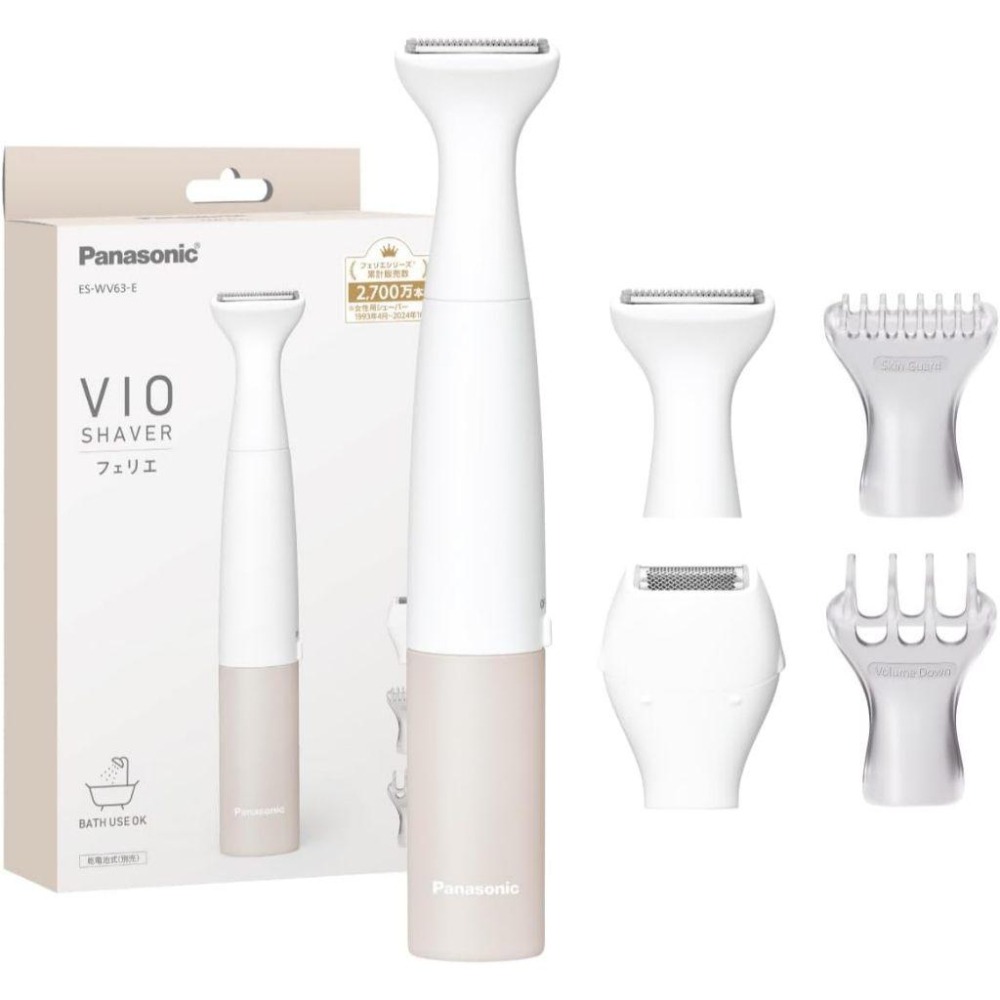 Panasonic 國際牌 ES-WV63 乾電池式 電動除毛刀 VIO 私密處 女用除毛機 比基尼線 IPX7 防水-細節圖4