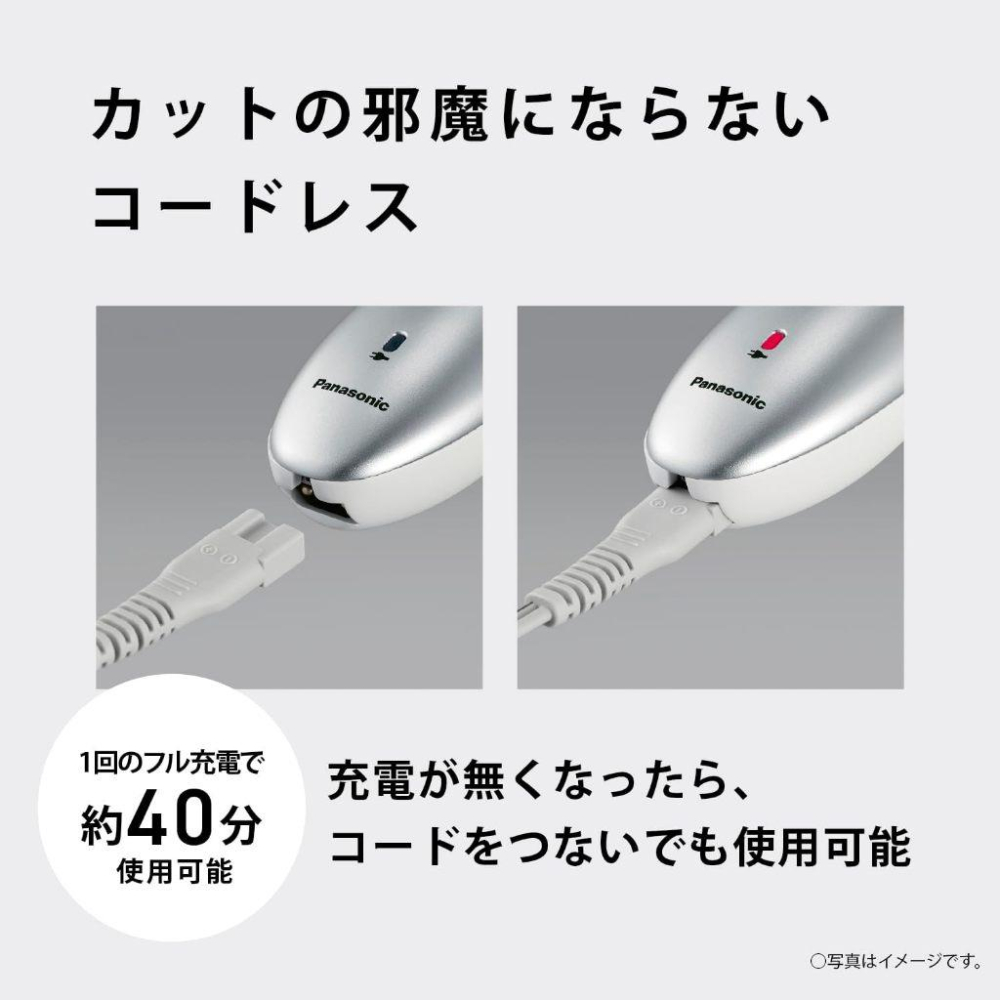 Panasonic 國際牌 ER-GF82 充插兩用 電動理髮器 水洗 電剃刀 剪髮器修剪 (ER-GF81升級版)-細節圖5