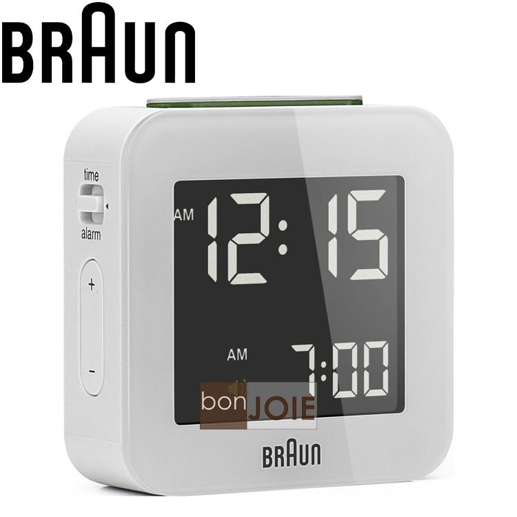 Braun BNC008 Alarm Clock 百靈數位鬧鐘 (白色款) 博朗 時鐘 德國-細節圖2