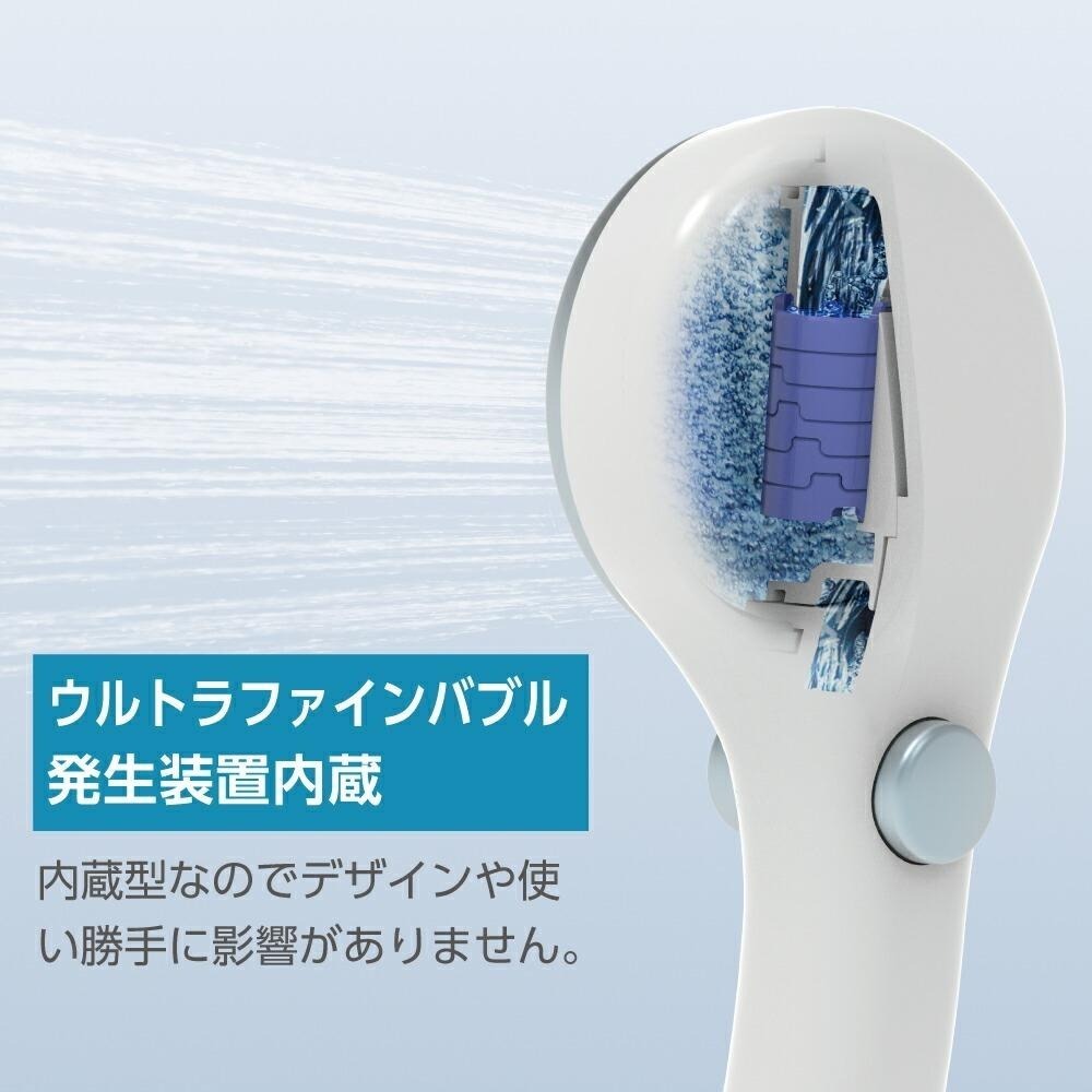 日本製 SANEI 三榮水栓 超微細氣泡 節水蓮蓬頭 (含止水閥) 沙龍級 省水 花灑 沐浴 NS3136 PS3136-細節圖7