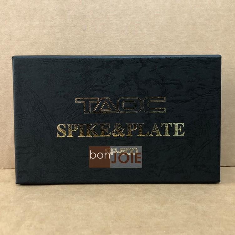 日本 高丘株式會社 TAOC SP-500 鑄鐵製腳錐 腳錐墊組 (一組四個) 角錐墊 角錐母墊-細節圖2