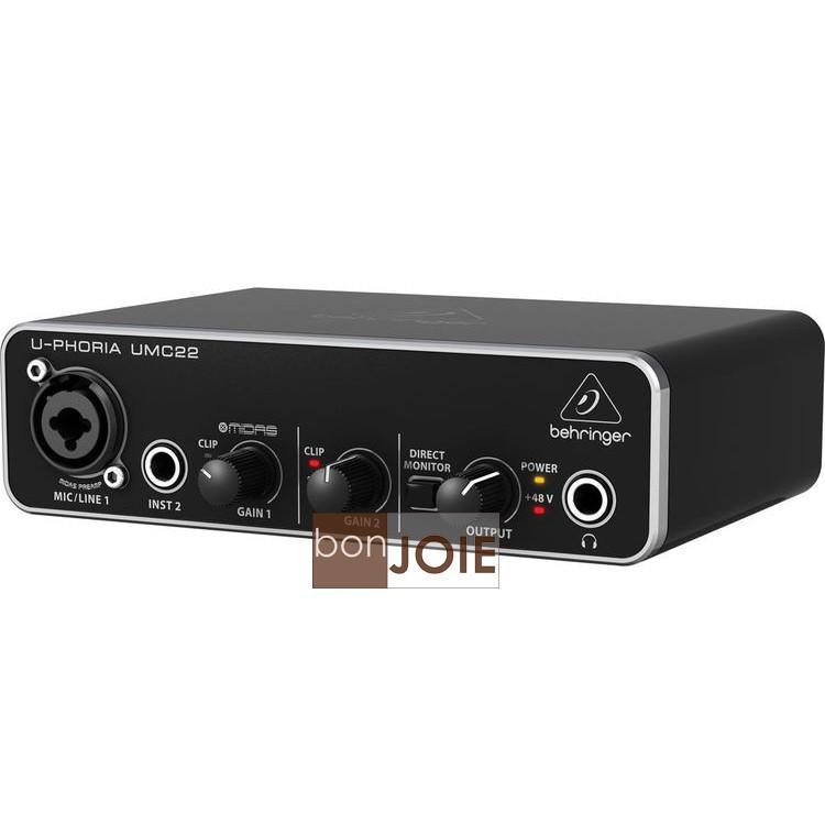 Behringer UMC22 USB 錄音介面 德國耳朵牌 錄音卡 U-Phoria-細節圖5