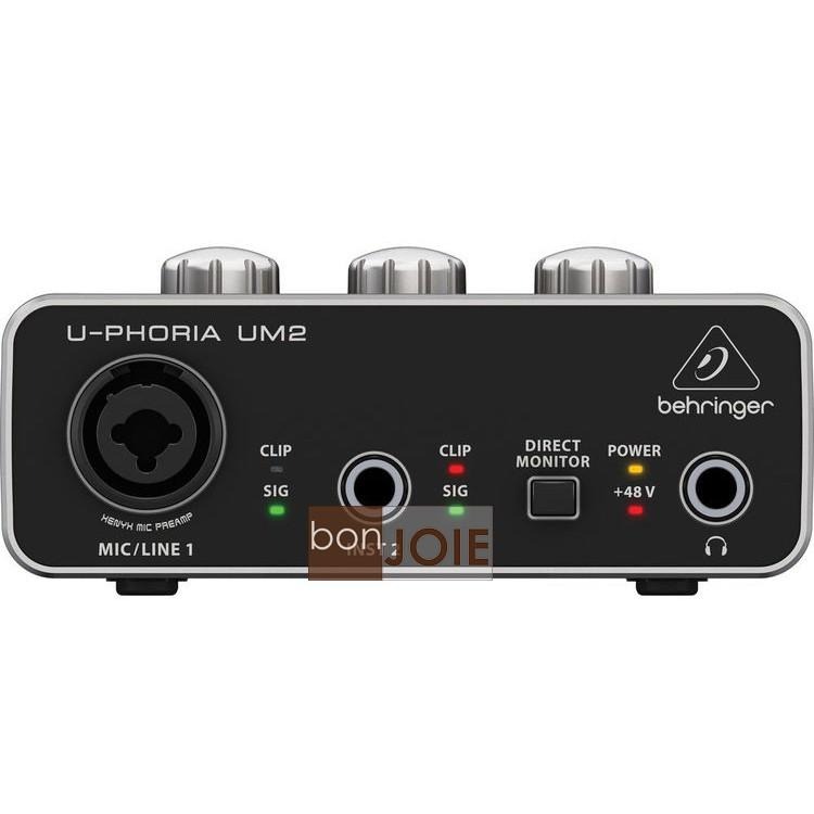Behringer UM2 USB 錄音介面 德國耳朵牌 錄音卡 幻象 U-Phoria-細節圖3