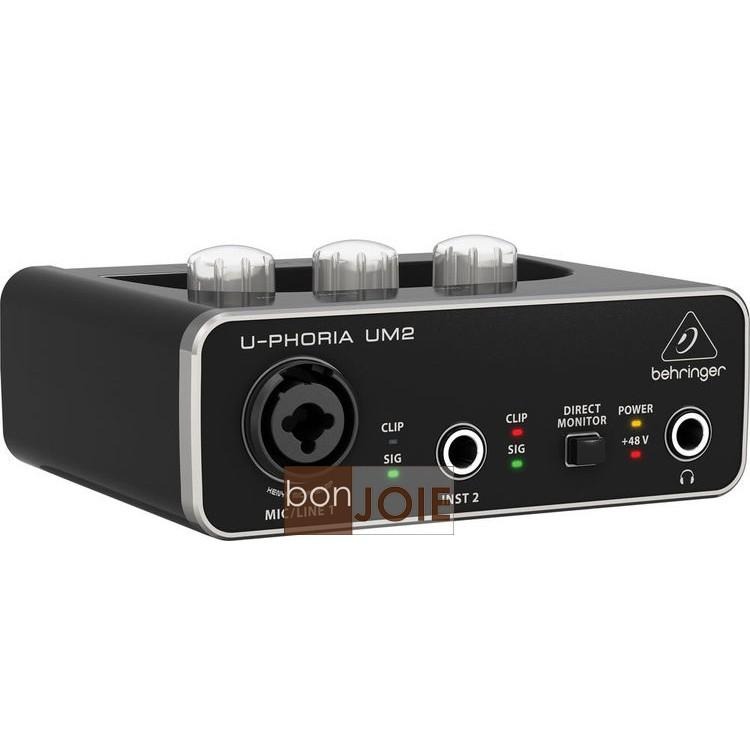 Behringer UM2 USB 錄音介面 德國耳朵牌 錄音卡 幻象 U-Phoria-細節圖4