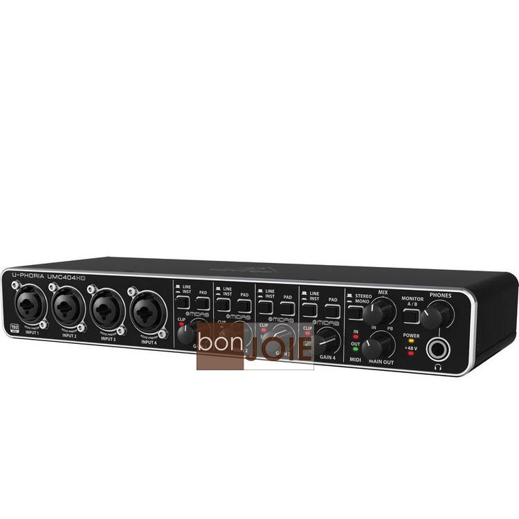 Behringer UMC404HD MIDI USB 錄音介面 錄音卡 UMC404 HD-細節圖3