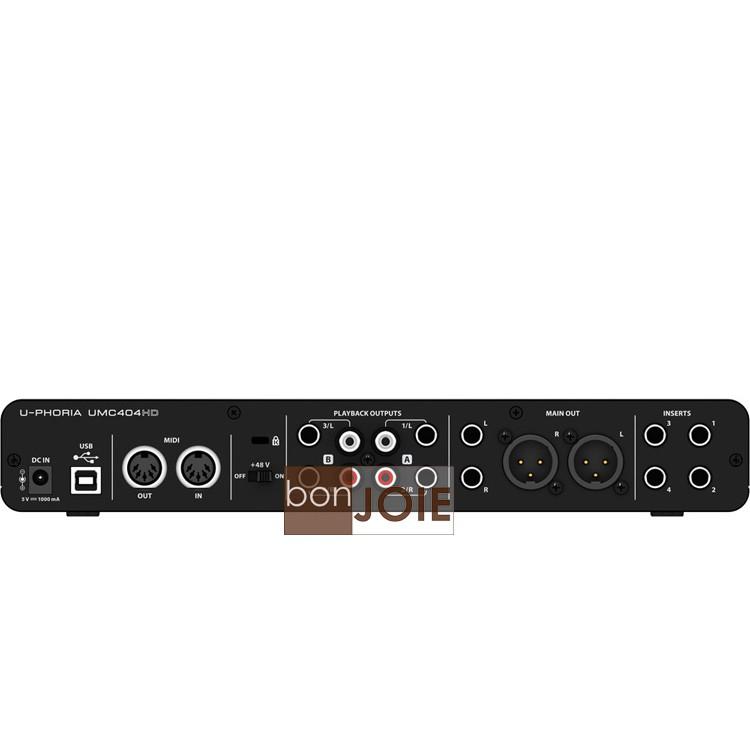 Behringer UMC404HD MIDI USB 錄音介面 錄音卡 UMC404 HD-細節圖4