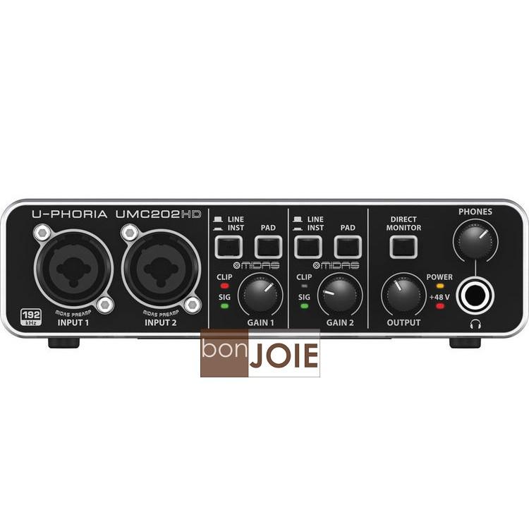 Behringer UMC202HD USB 錄音介面 德國耳朵牌 UMC202 HD-細節圖3