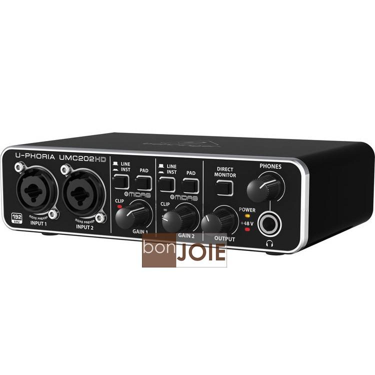 Behringer UMC202HD USB 錄音介面 德國耳朵牌 UMC202 HD-細節圖5