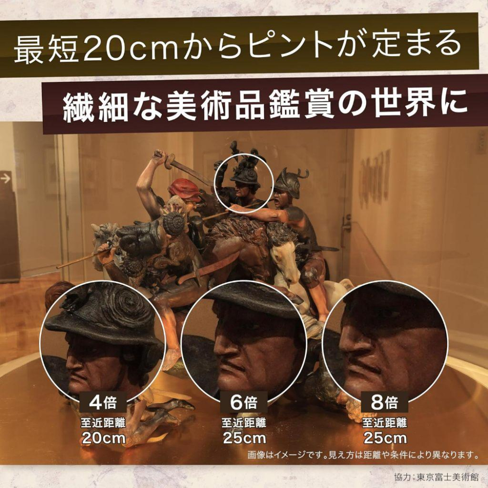 日本製 Vixen H4×12、H6×16 短焦鏡 單筒 望遠鏡 美術館 畫廊 博物館 觀賞藝術品 最小對焦 單筒望遠鏡-細節圖5