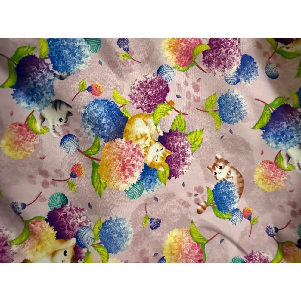 就愛貓-貓咪造型鑰匙圈（選布製作）-細節圖3