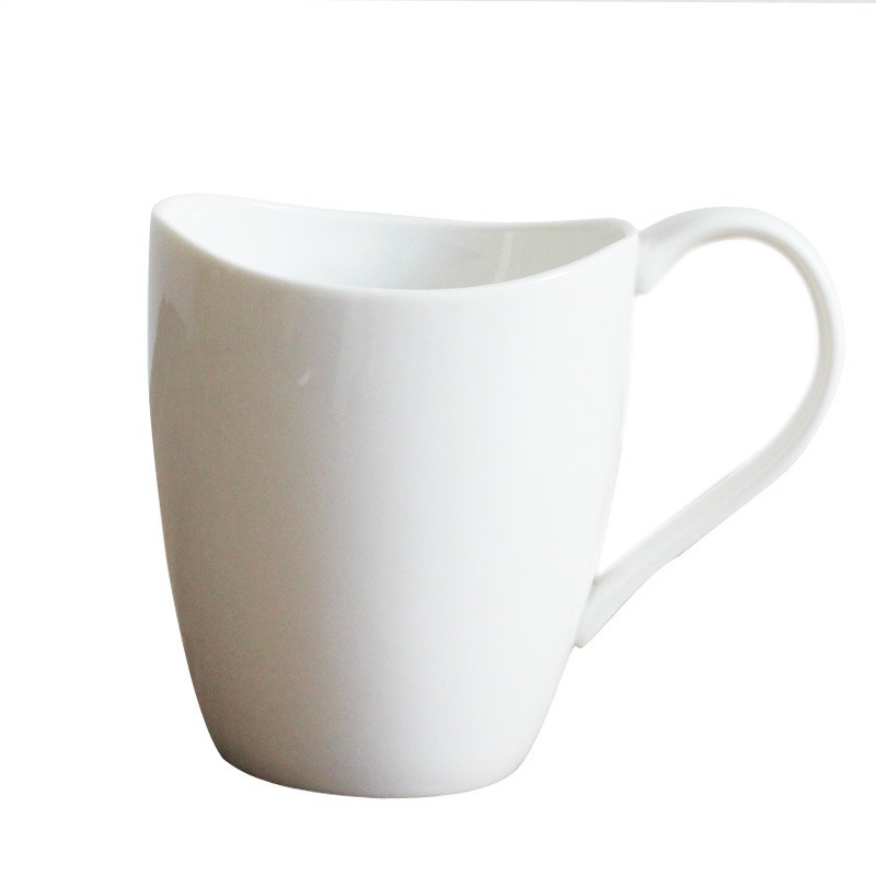 HELS永續品味(台灣現貨)咖啡杯 白瓷咖啡杯 陶瓷杯 菱角杯 馬克杯 咖啡杯 茶杯 水杯 泡茶杯 茶杯 陶杯-細節圖2