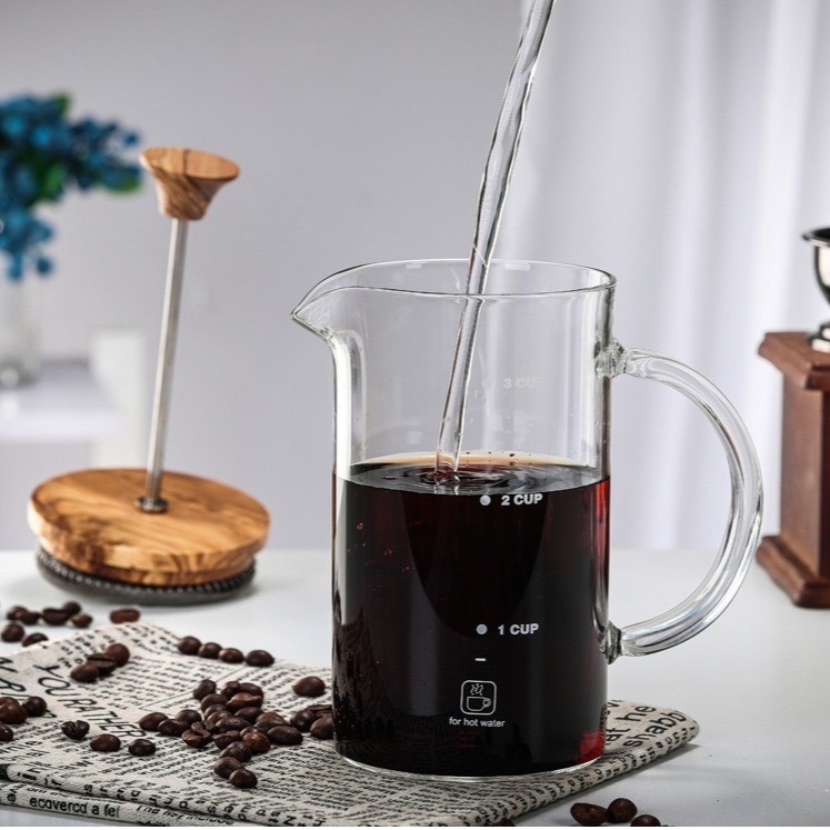 HELS永續品味(台灣現貨)咖啡壺 法壓壺 咖啡壺 耐熱玻璃 橄欖木 打奶泡器 咖啡壺手沖壺 咖啡濾杯 咖啡濾網 沖茶器-細節圖9