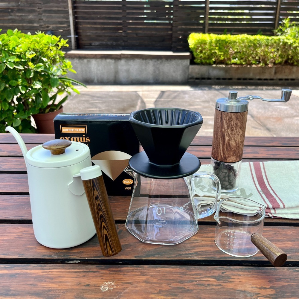 HELS永續品味(台灣現貨)手沖咖啡壺 咖啡手沖壺 鵝頸長嘴細口壺600ML 原木手柄 304不鏽鋼 茶 咖啡-細節圖6