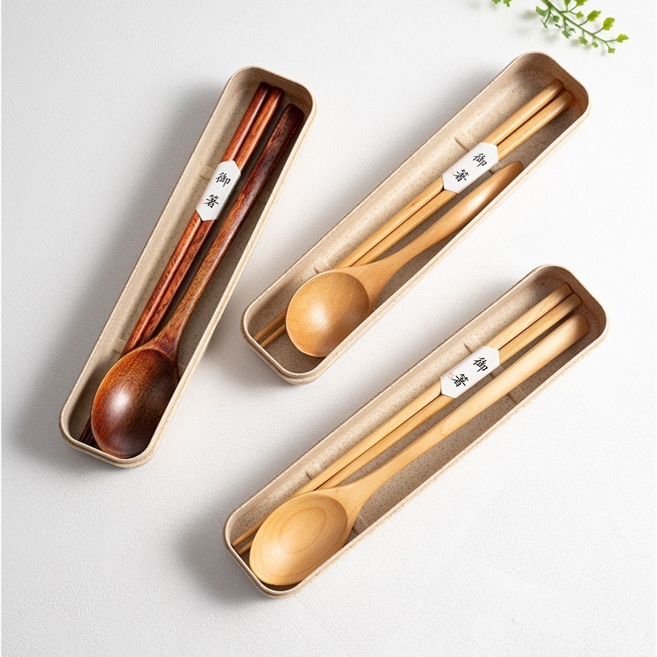 HELS永續品味(台灣現貨)實木 木湯匙 木製餐具 環保餐具 實木餐具 餐具 餐具組 外出餐具 攜帶餐具 露營餐具-細節圖9