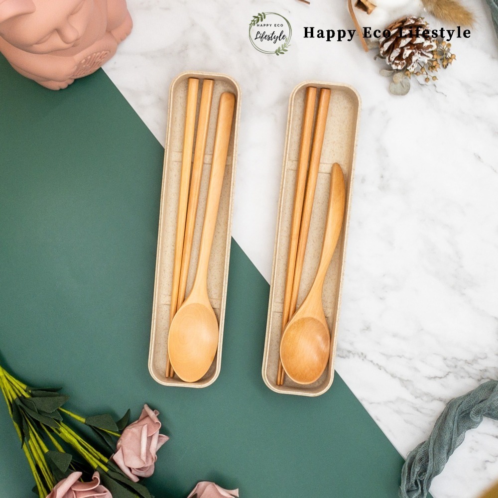 HELS永續品味(台灣現貨)實木 木湯匙 木製餐具 環保餐具 實木餐具 餐具 餐具組 外出餐具 攜帶餐具 露營餐具-細節圖10