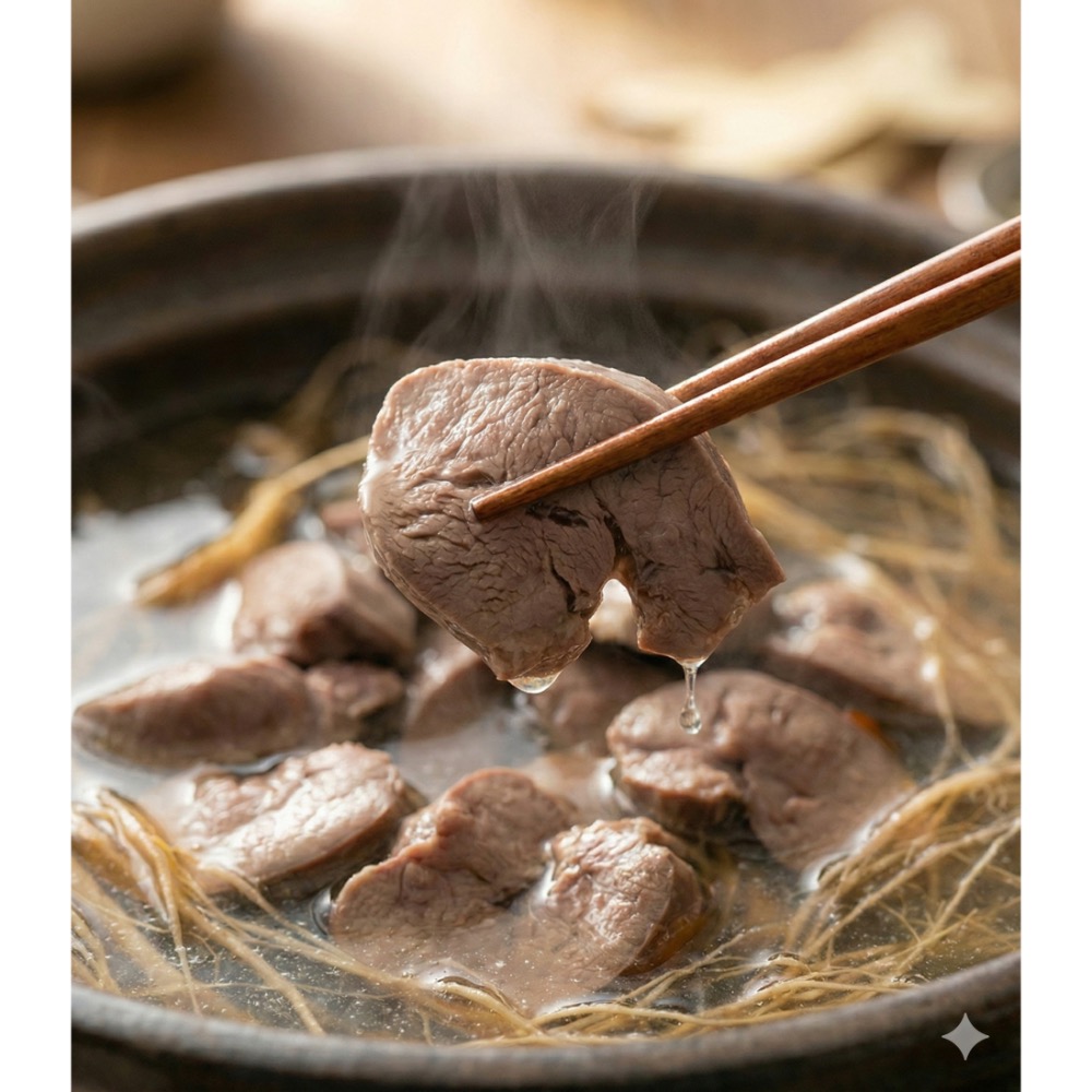 人蔘豬心湯-細節圖2