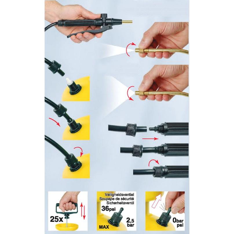 正台灣製造~5L氣壓式噴霧桶/噴霧器(改良版-長握柄)-細節圖2