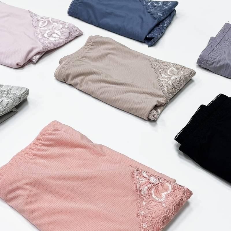 台灣🌼貼身好夥伴🌼 鋅抗菌x透氣收腹蕾絲內褲 1組2件 L號-細節圖3