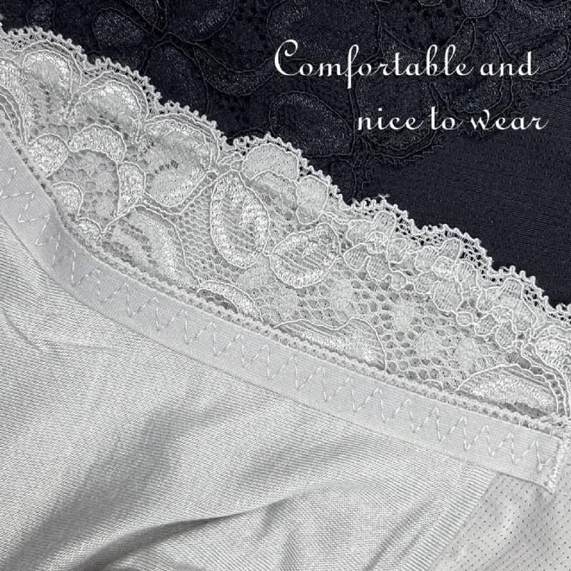 台灣🌼貼身好夥伴🌼 鋅抗菌x透氣收腹蕾絲內褲 1組2件 L號-細節圖4