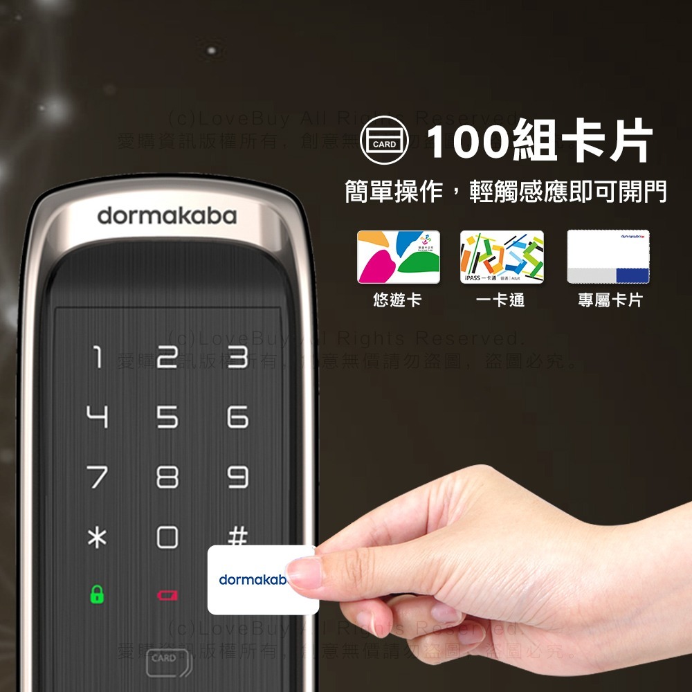 dormakaba RL360V直立式電子輔助鎖(密碼/指紋/卡片)(附基本安裝)-細節圖5