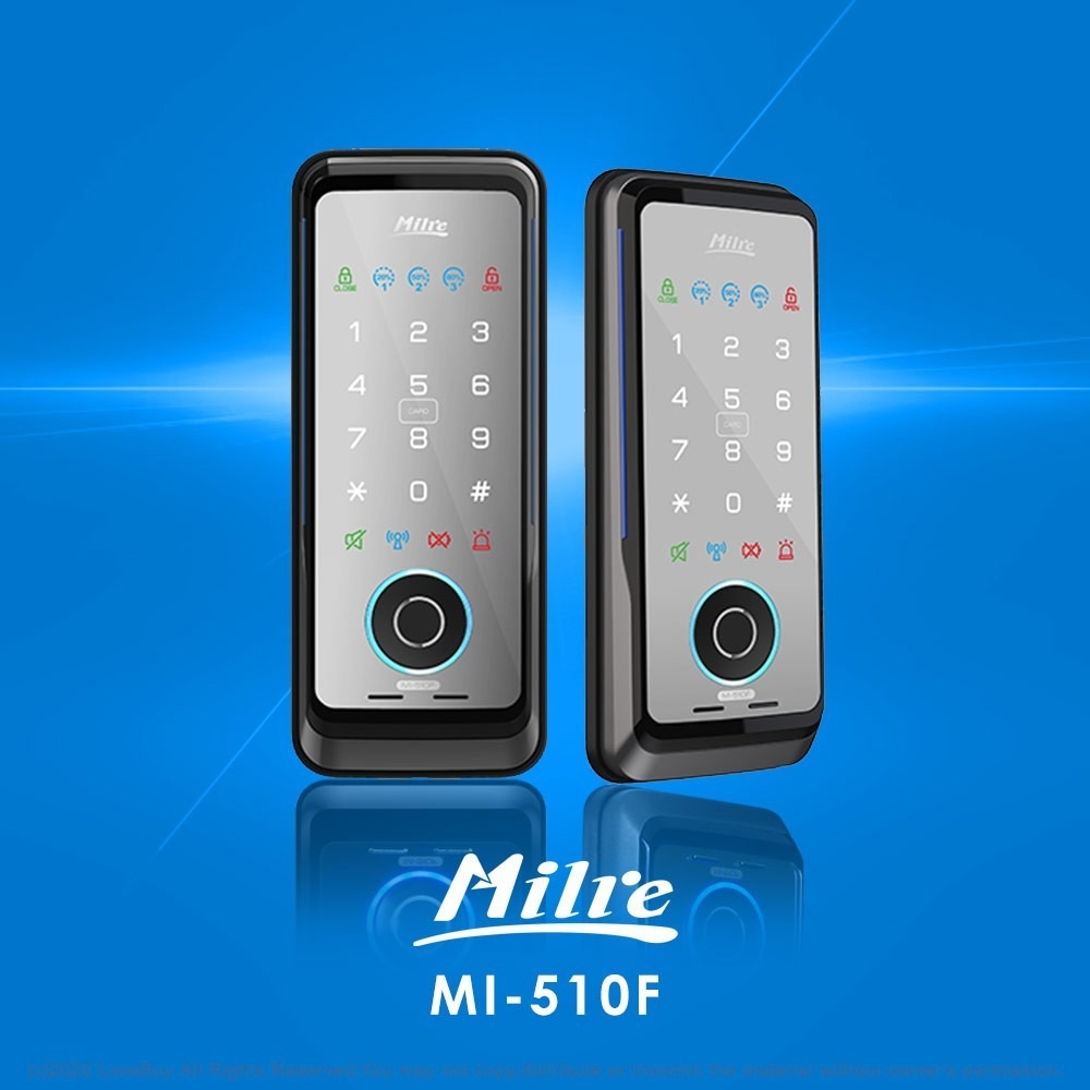 Milre美樂 MI-510F輔助型電子鎖(密碼/指紋/卡片)(附基本安裝)-細節圖2