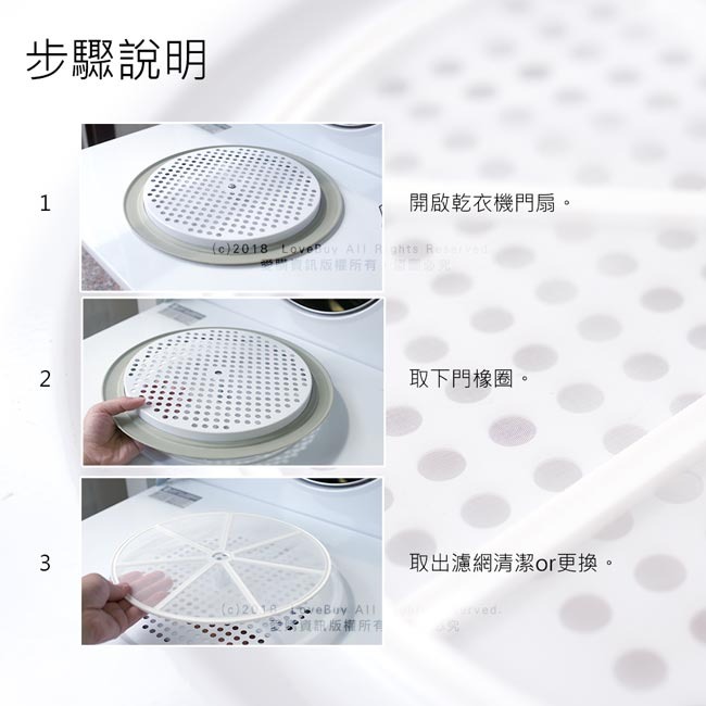 台熱牌萬里晴乾衣機專用過濾網(適用TCD-2.5、TCD-3.0、TCD-7.0)-細節圖4