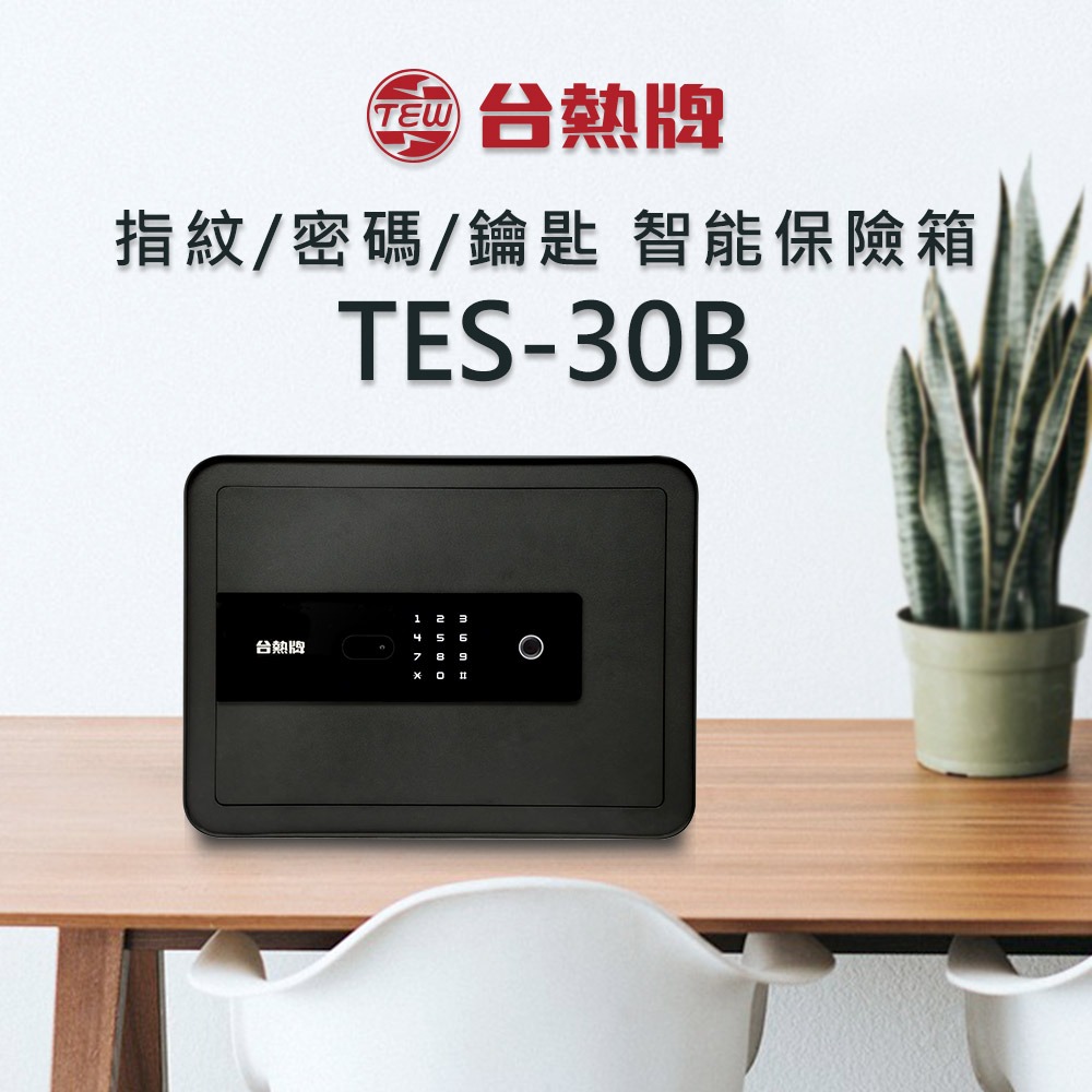 台熱牌 指紋/密碼/鑰匙/遠端控制保險箱TES-30B-細節圖2