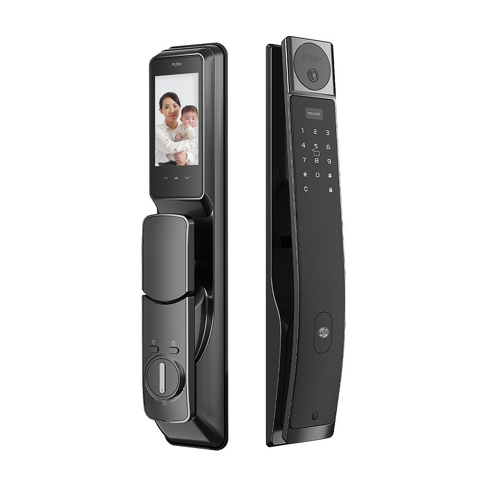 台熱牌推拉式電子鎖V1(人臉/指靜脈/密碼/卡片/鑰匙/APP遠端/雙向通話)(附基本安裝)-規格圖11
