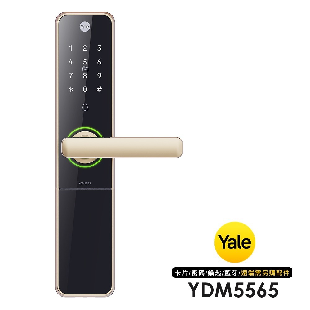 Yale耶魯 YDM5565手把型電子鎖(卡片/密碼/鑰匙/藍牙)(附基本安裝)-細節圖2